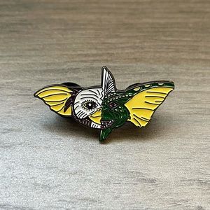Two Faced Gremlin vs Gizmo Enamel Pin
